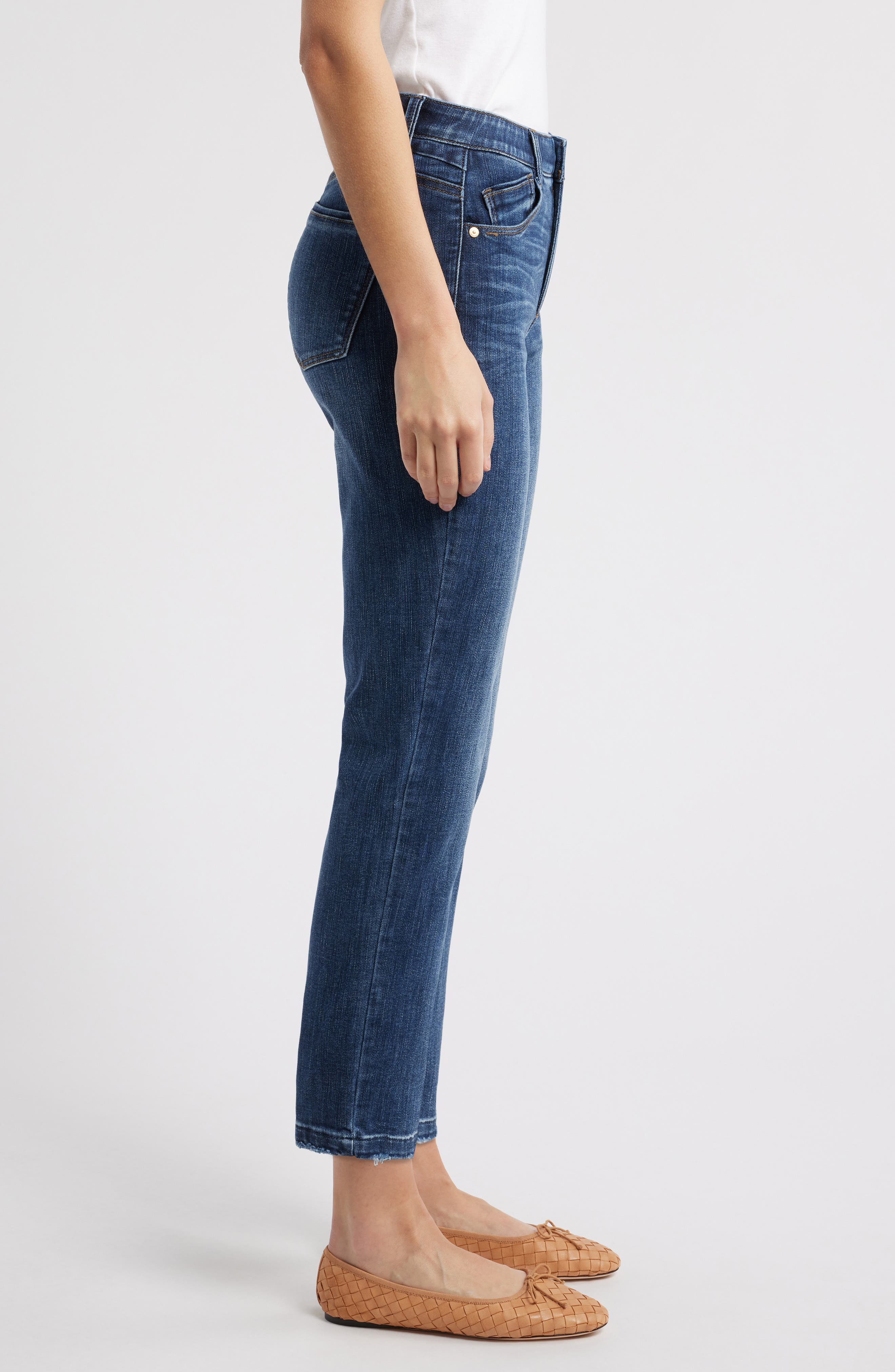 Женские Wit & Wisdom Logan High Waist Ankle Slim Straight Leg Jeans — фото 3