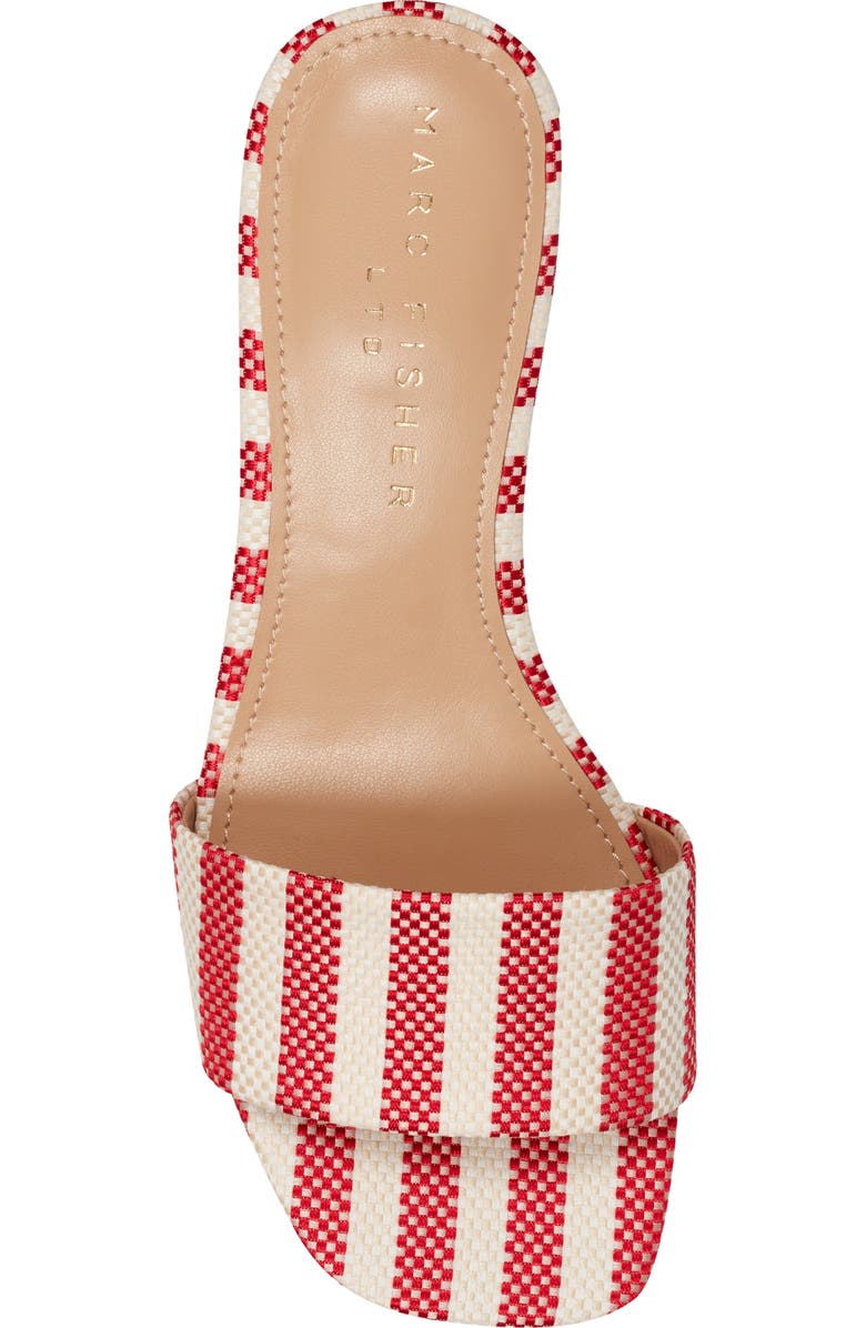 Marc Fisher LTD Olysa Slide Sandal, Alternate, color, Medium Red