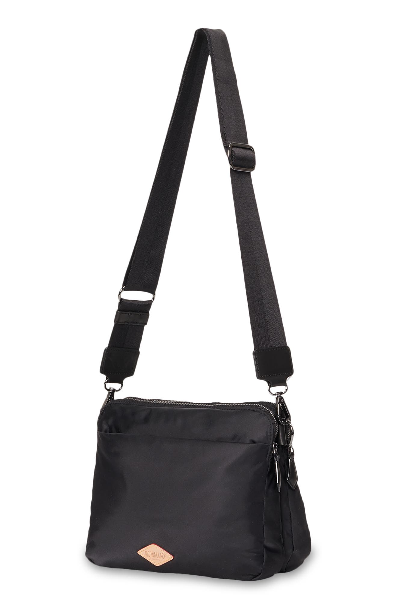 MZ Wallace Small Bowery Nylon Crossbody Bag, Alternate, color, 