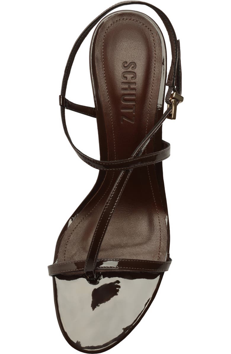 Schutz Azure Ankle Strap Sandal, Alternate, color, Maplewood