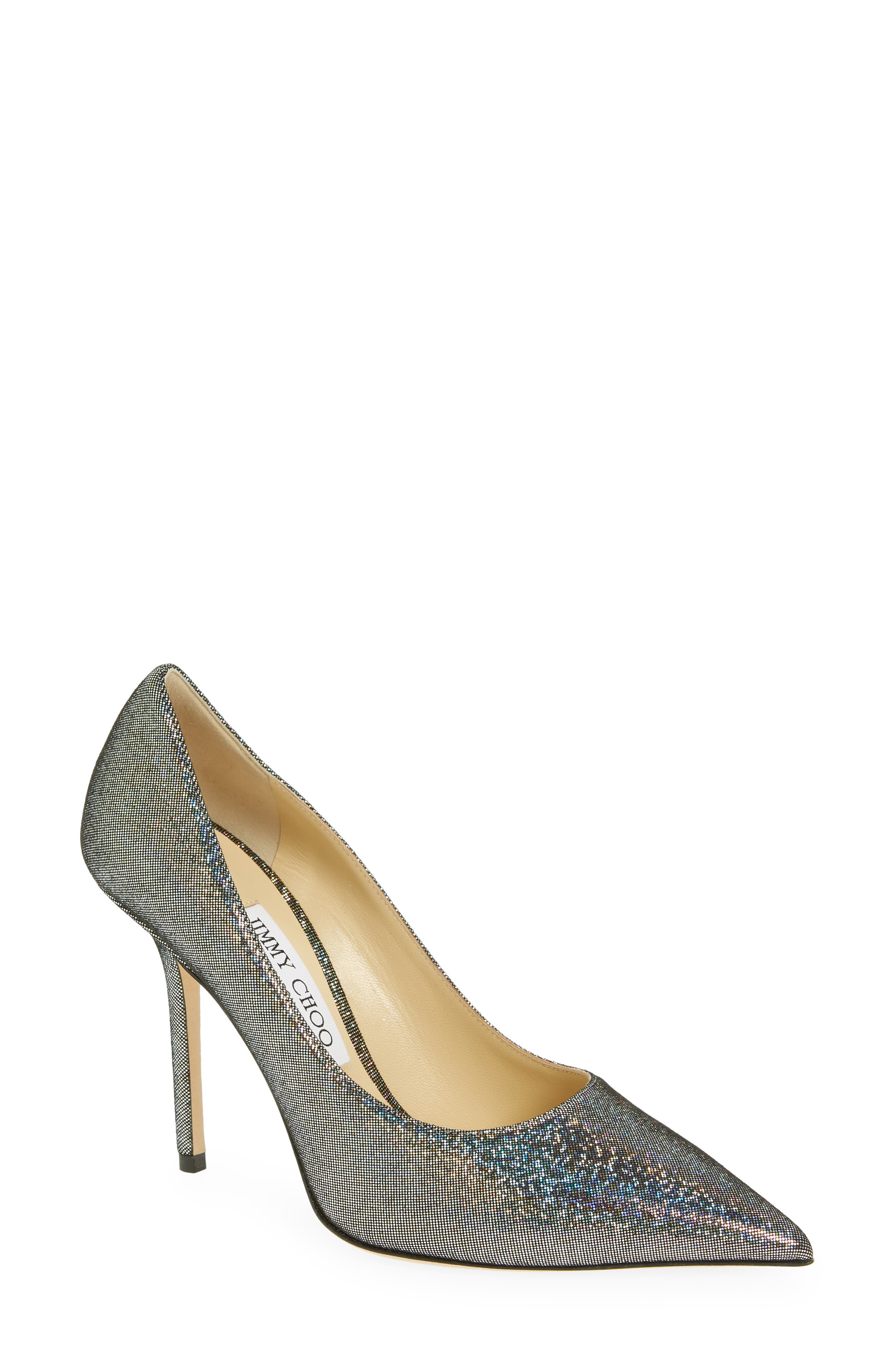 Jimmy Choo Love Disco Glitter Pointed Toe Pump, Main, color, 