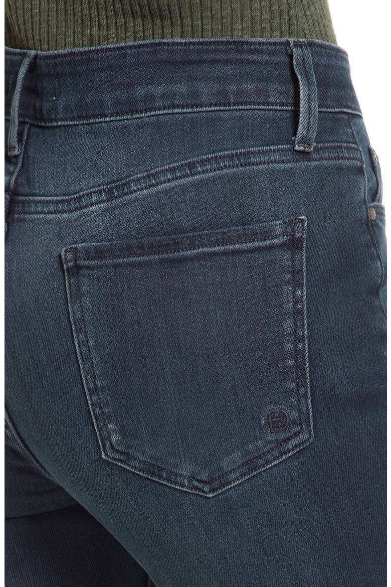 Cher High Waist Ankle Slim Straight Leg Jeans, Alternate, color, ECLIPSE