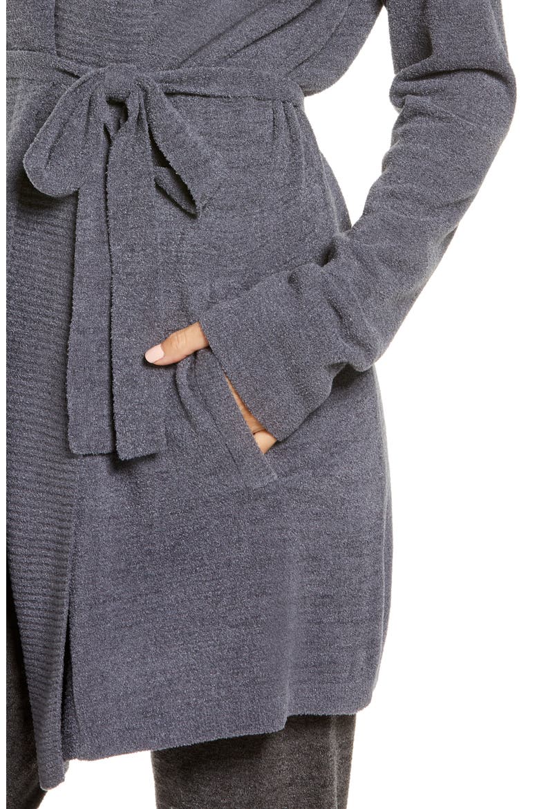 CozyChic™ Drape Rib Cardigan, Alternate, color, PACIFIC BLUE