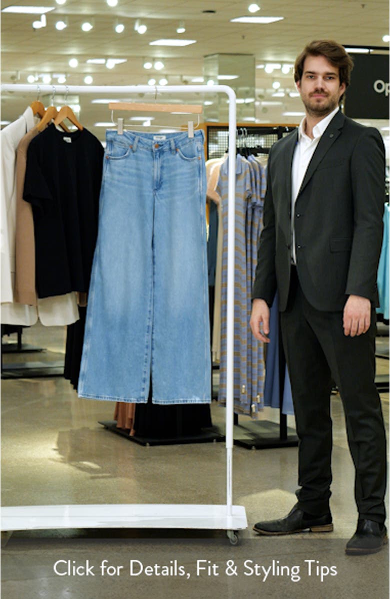 Worldwide Mid Rise Wide Leg Jeans, sales video thumbnail