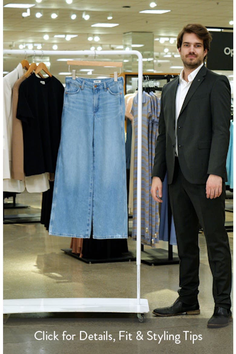Worldwide Mid Rise Wide Leg Jeans video