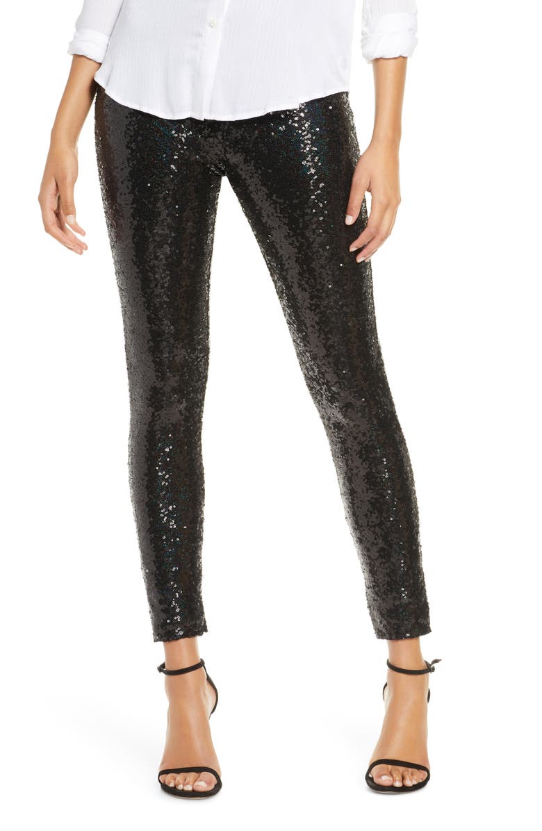 Commando High Waist Sequin Leggings, Main, color,