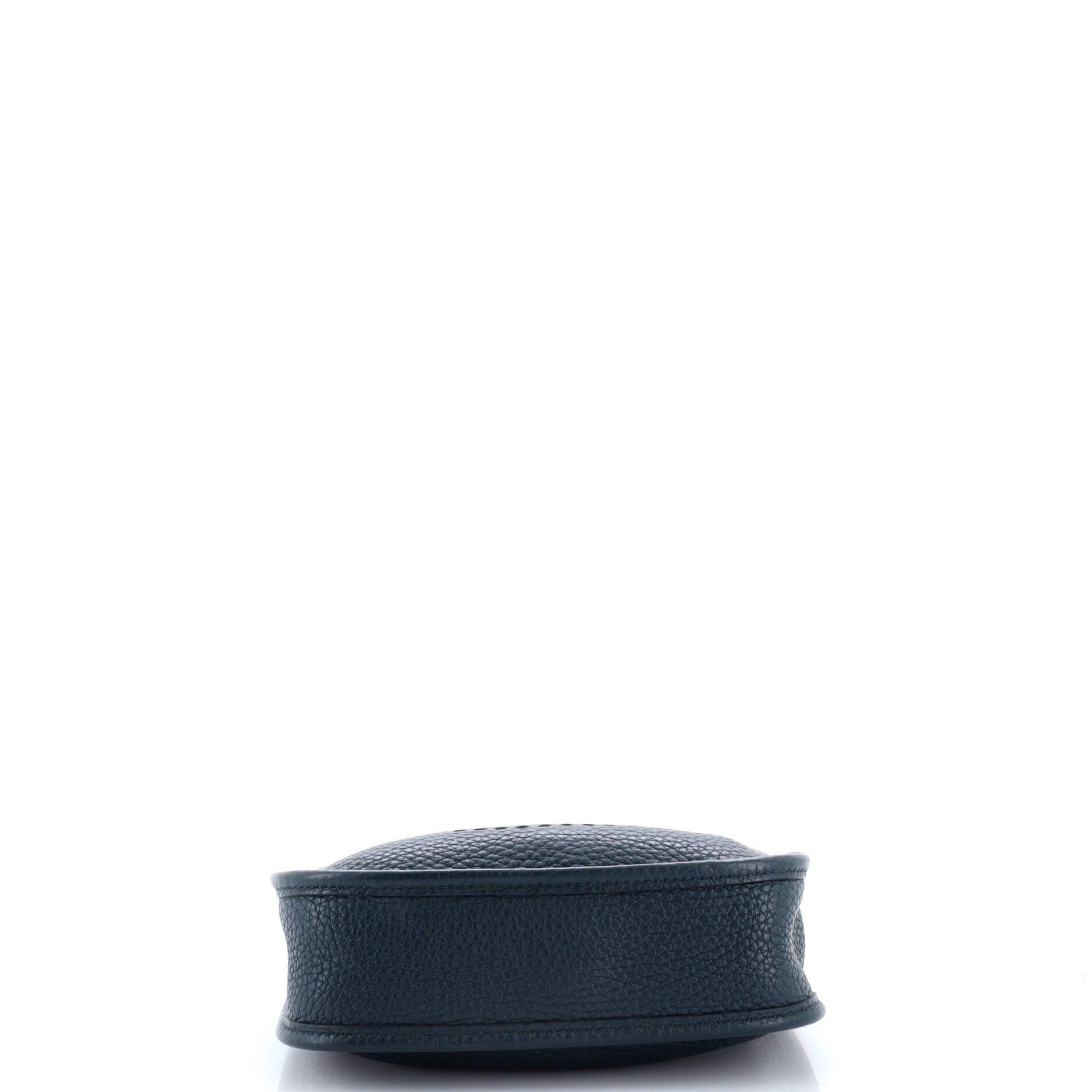 Pre-Owned Hermes Evelyne Bag Gen III Clemence TPM, Alternate, color, Vert Cypress