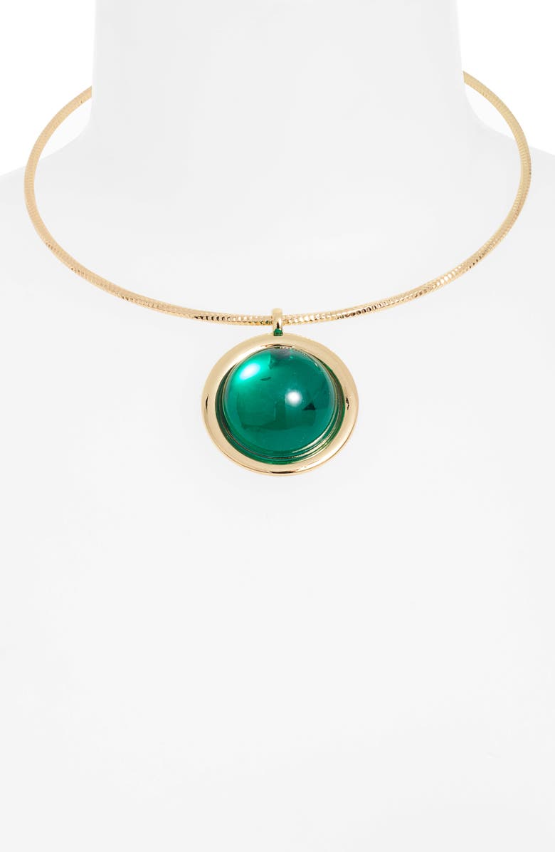 FRASIER STERLING Maldives Pendant Choker Necklace, Alternate, color, 