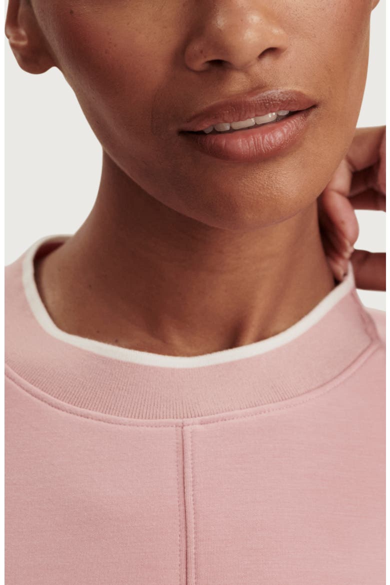 Tasmin Crop Sweatshirt, Alternate, color, ZEPHYR MAUVE