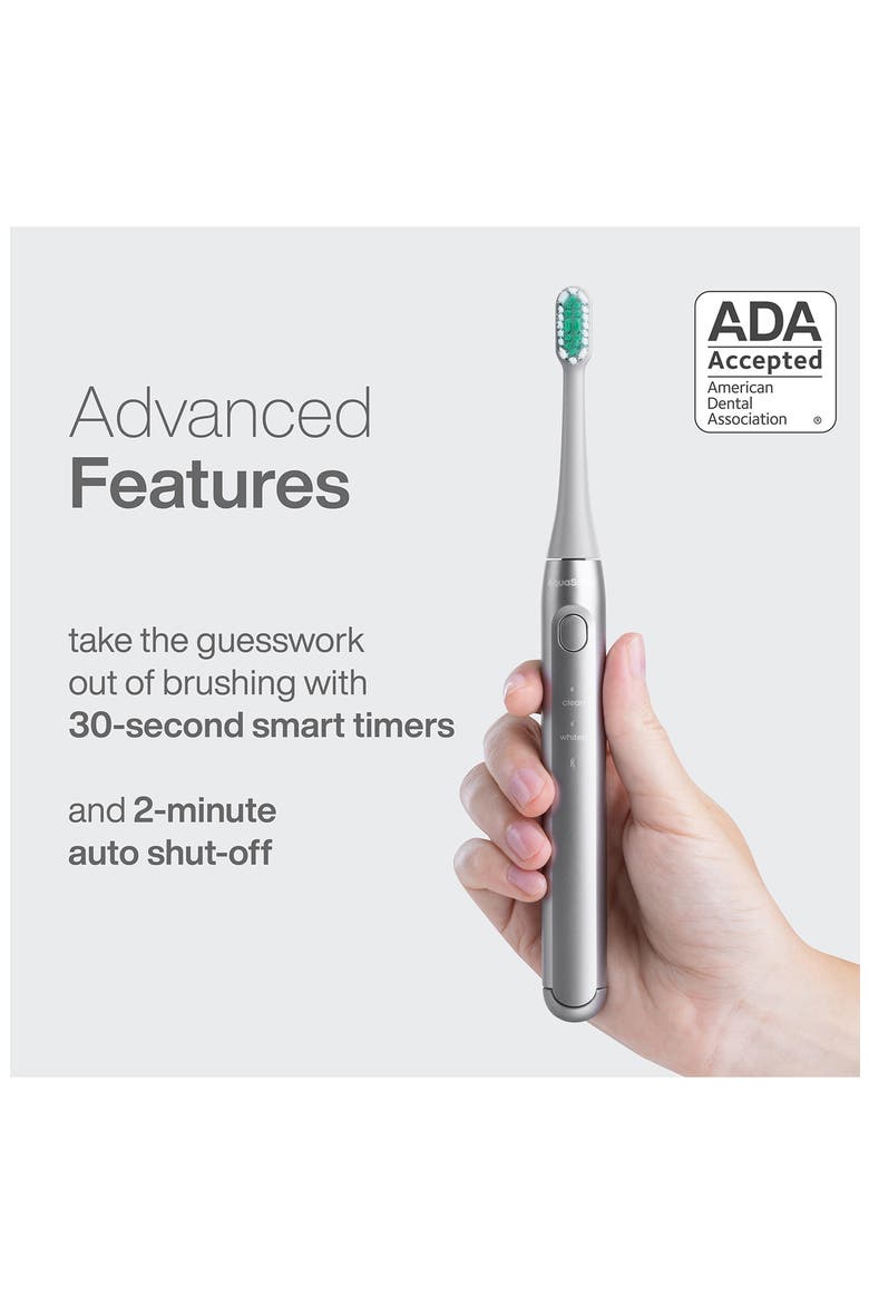 Icon Rechargeable Power Electric Toothbrush, Alternate, color, SILVER