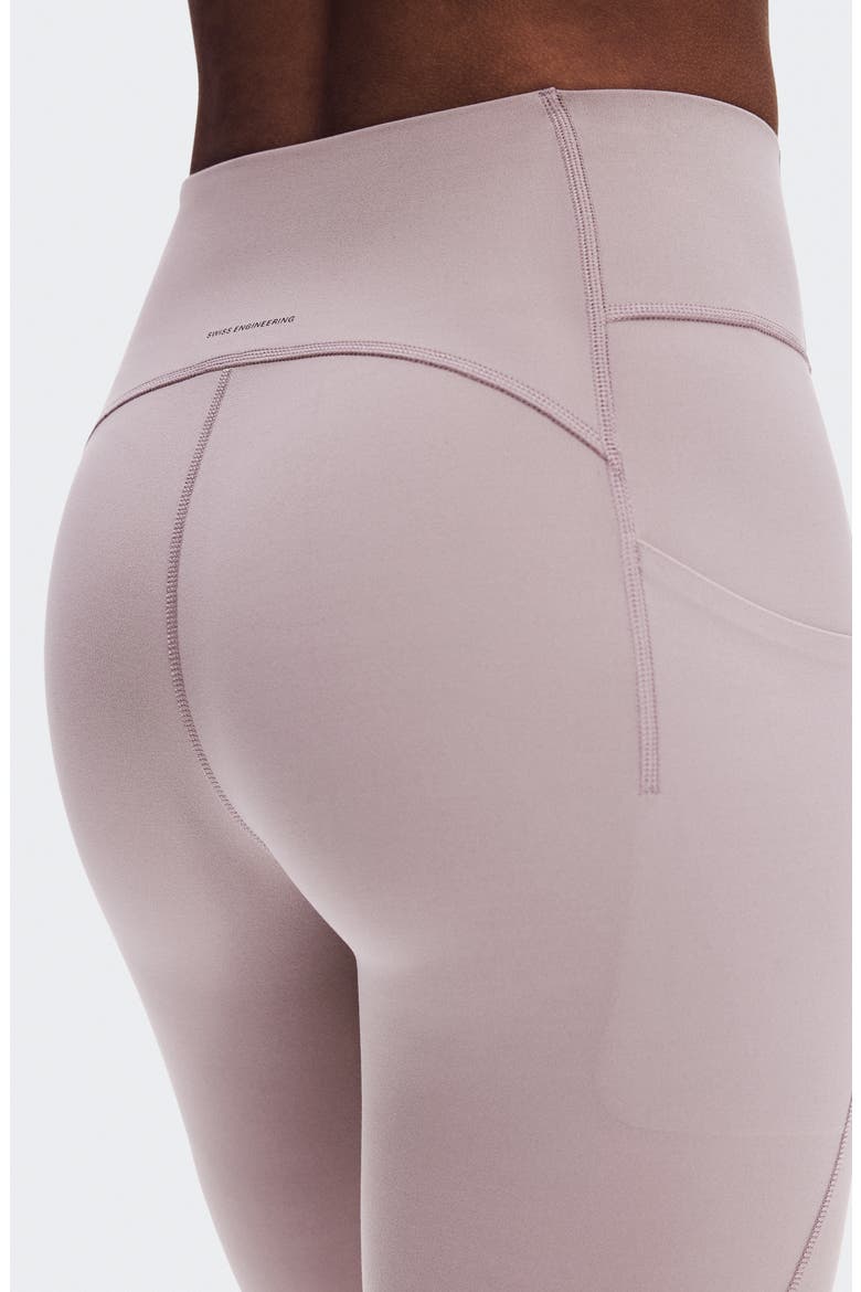 High Waist 7/8 Studio Tights, Alternate, color, HERON