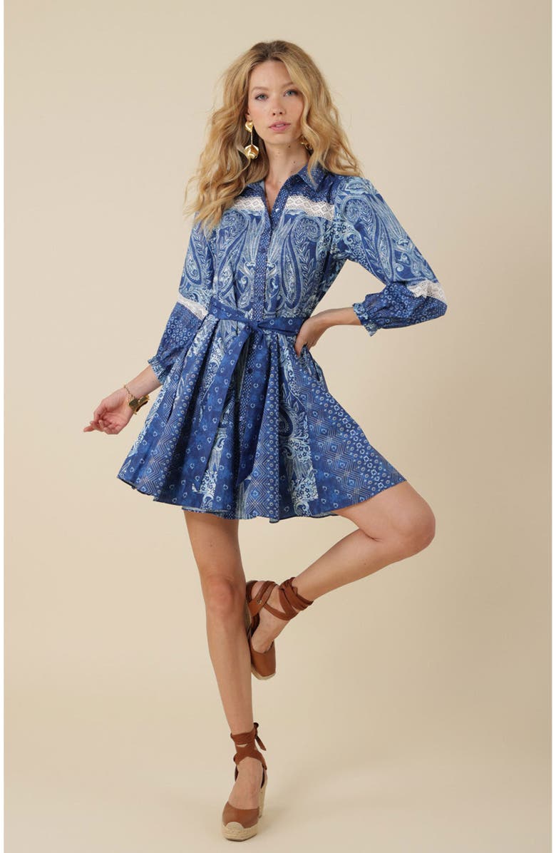 Hale Bob Collins Poplin Shirtdress, Main, color,