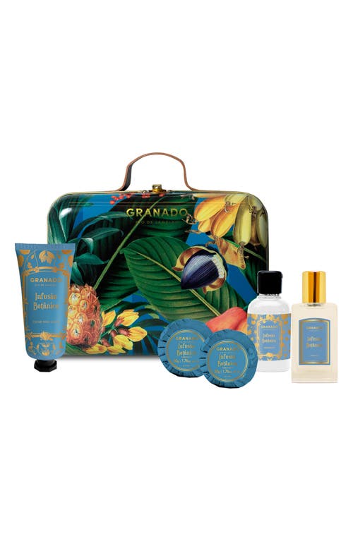 Granado The Tropical Exuberance Collection Suitcase Set In Transparent