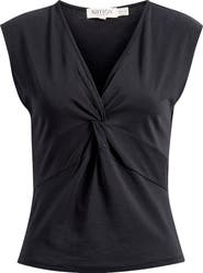 Nation LTD Shelly Twist Front Sleeveless Top