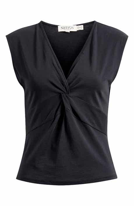Nation LTD Shelly Twist Front Sleeveless Top