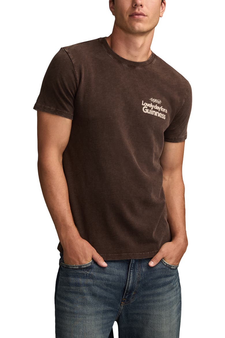 Guinness Lovely Day Cotton Graphic T-Shirt, Main, color, JAVA