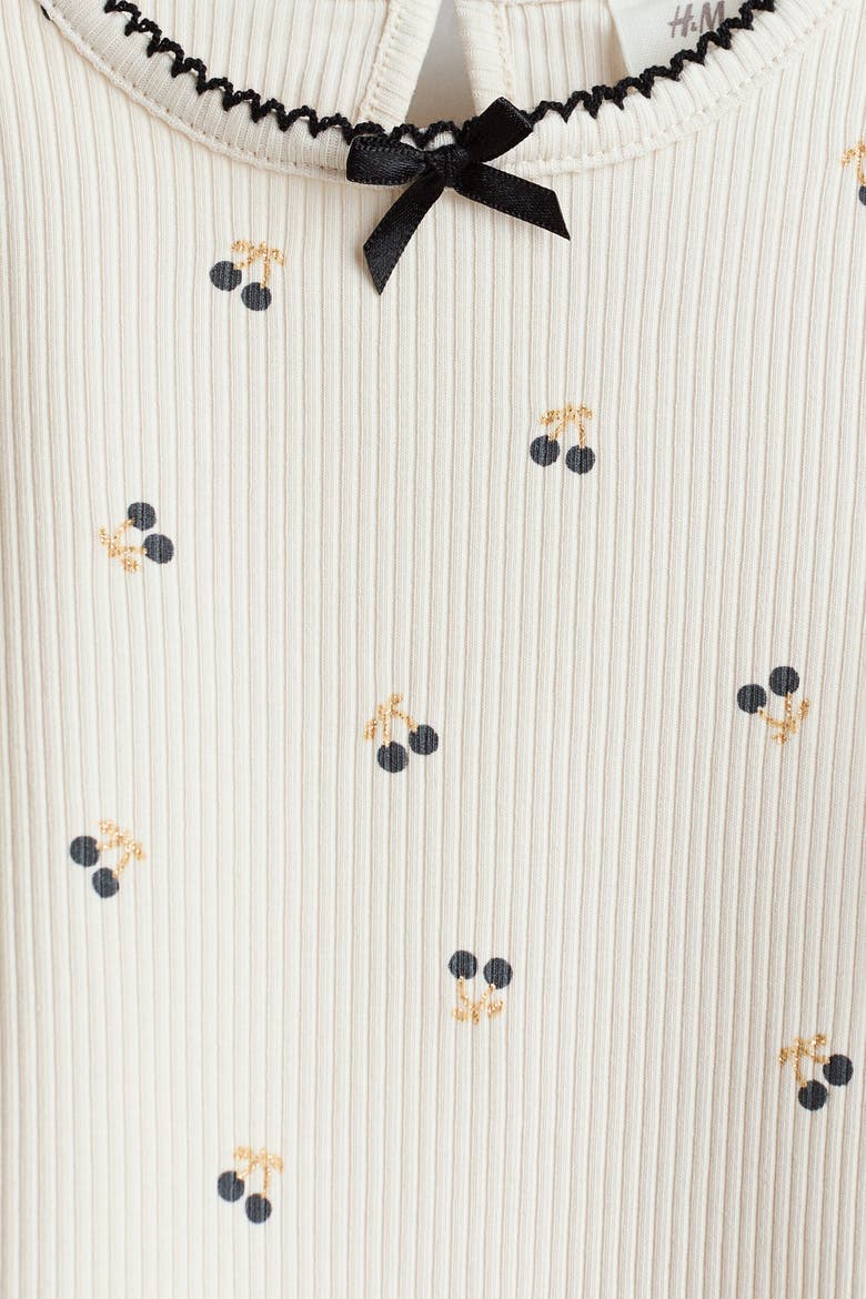 3-pack Cotton Tops, Alternate, color, Light beige/cherries