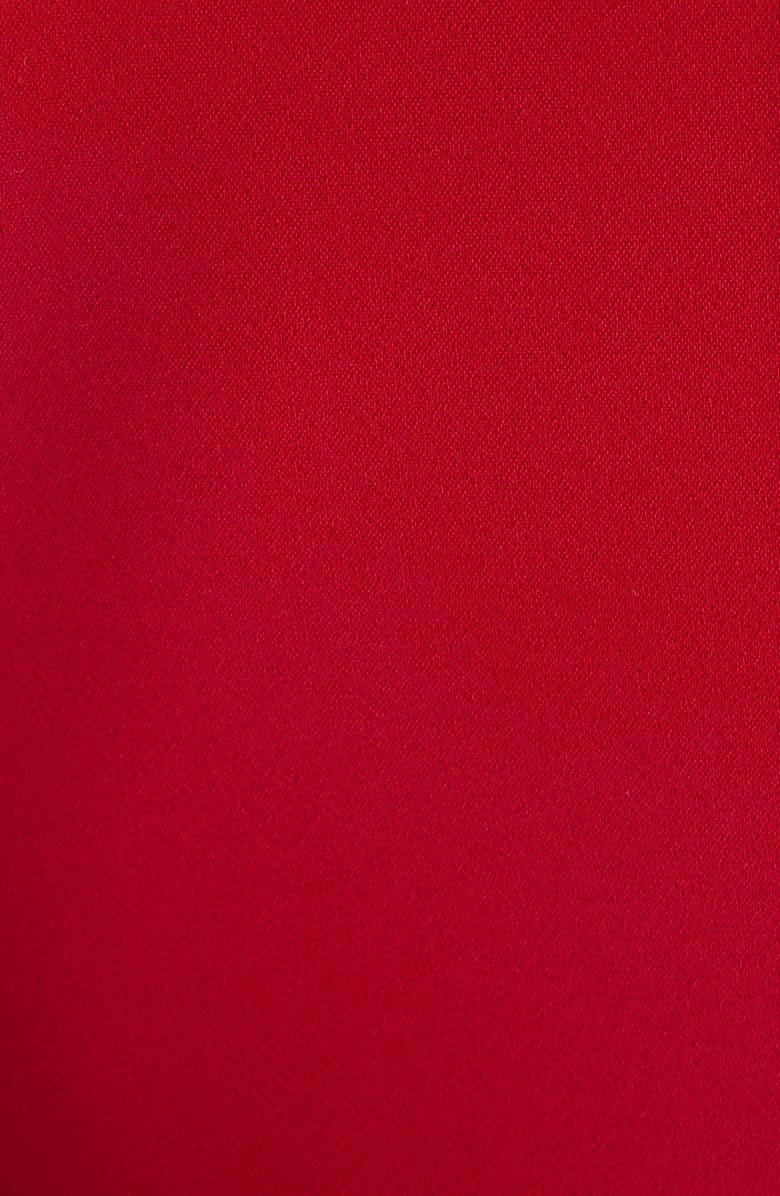 Courrèges Heritage Crepe A-Line Dress, Alternate, color, Ruby