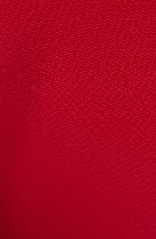 Courrèges Heritage Crepe A-line Dress In Red