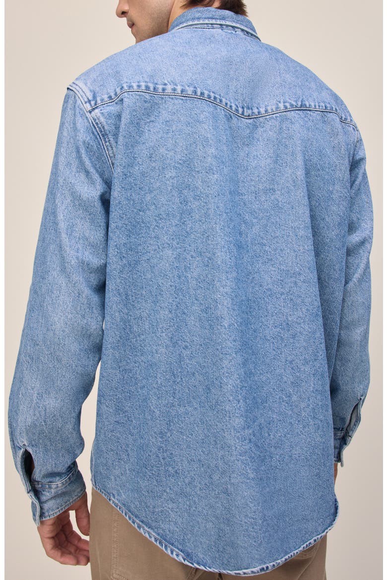 DET Denim Button-Up Shirt, Alternate, color, CLEO