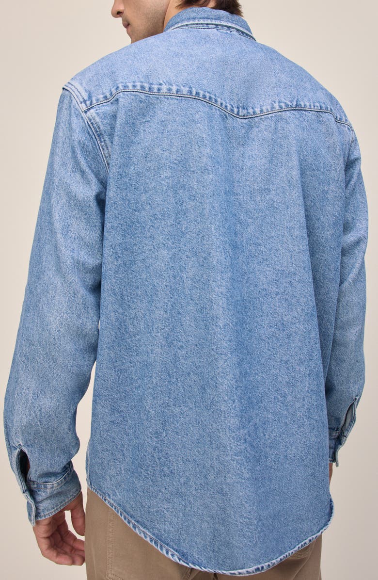 WARP+WEFT DET Denim Button-Up Shirt, Alternate, color, Cleo