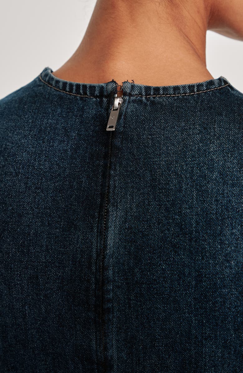 DL1961 Esme Sleeveless Denim Midi Dress, Alternate, color, Cromer