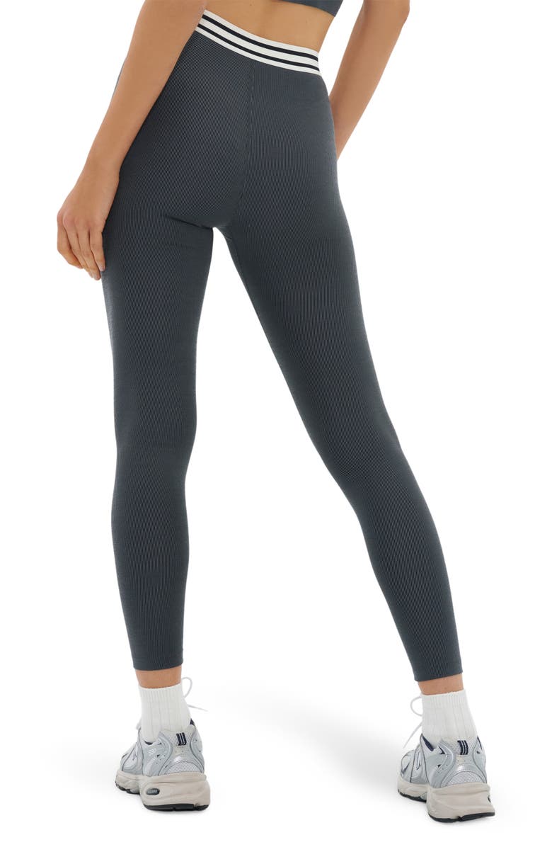 SPLITS59 Bailey High Waist Active Ribbed 7/8 Crop Leggings, Alternate, color,