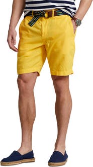 Polo Ralph Lauren Classic Fit Maritime Linen & Cotton Shorts