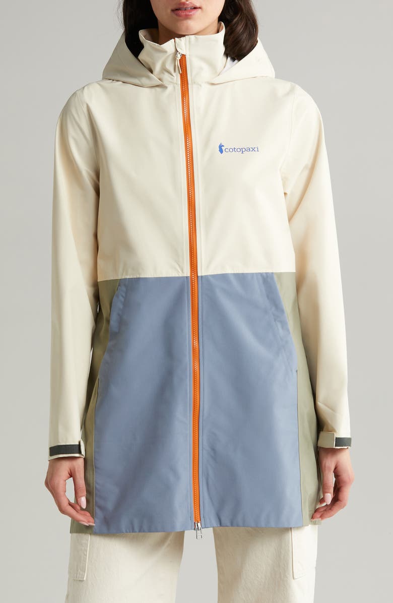 Cotopaxi Cielo Colorblock Waterproof Trench Coat, Alternate, color,
