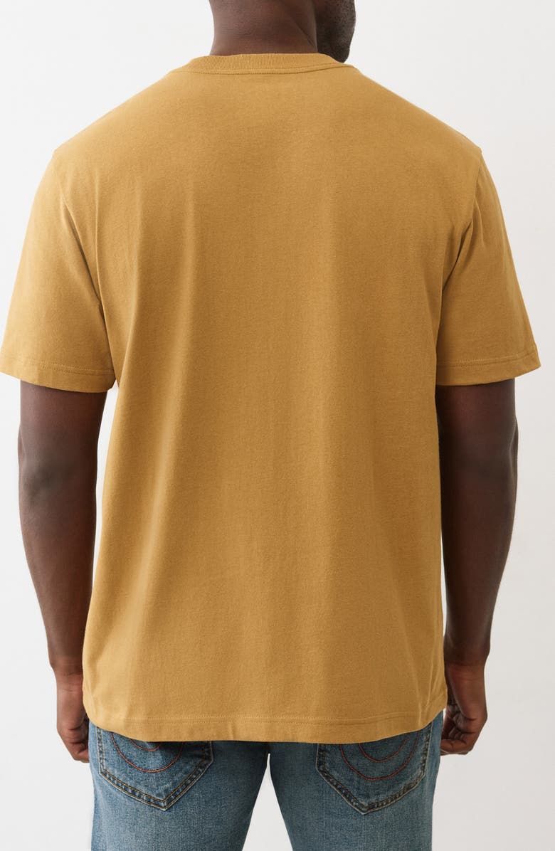 True Religion Heavy Ribbon Cotton T-Shirt, Alternate, color, Java