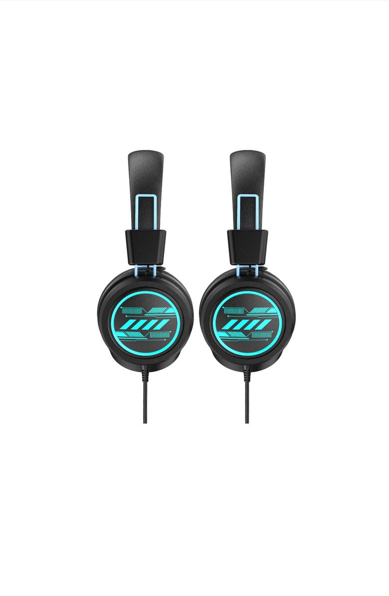 MEE audio KidJamz KJ55U (2 Pack) USB-C Kid's Headphones w/ LED Lights, Alternate, color, Black