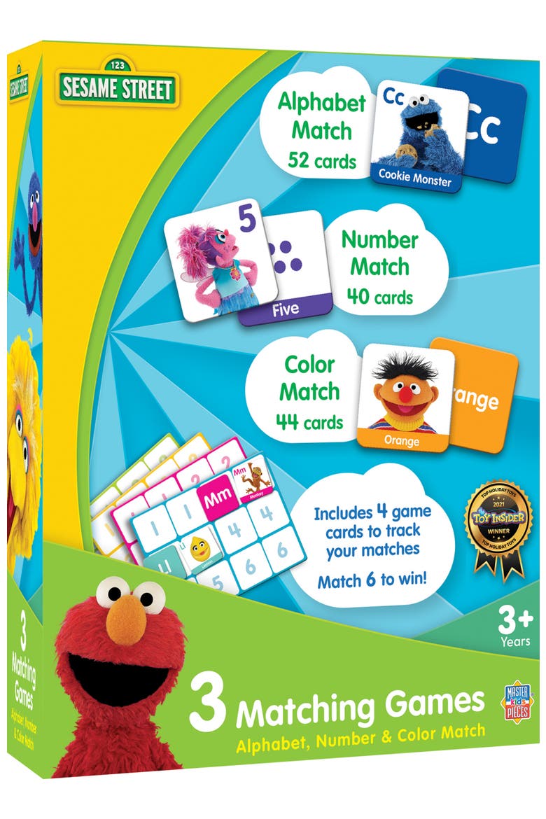 Sesame Street 3-in-1 Matching Game, Main, color, Multicolor