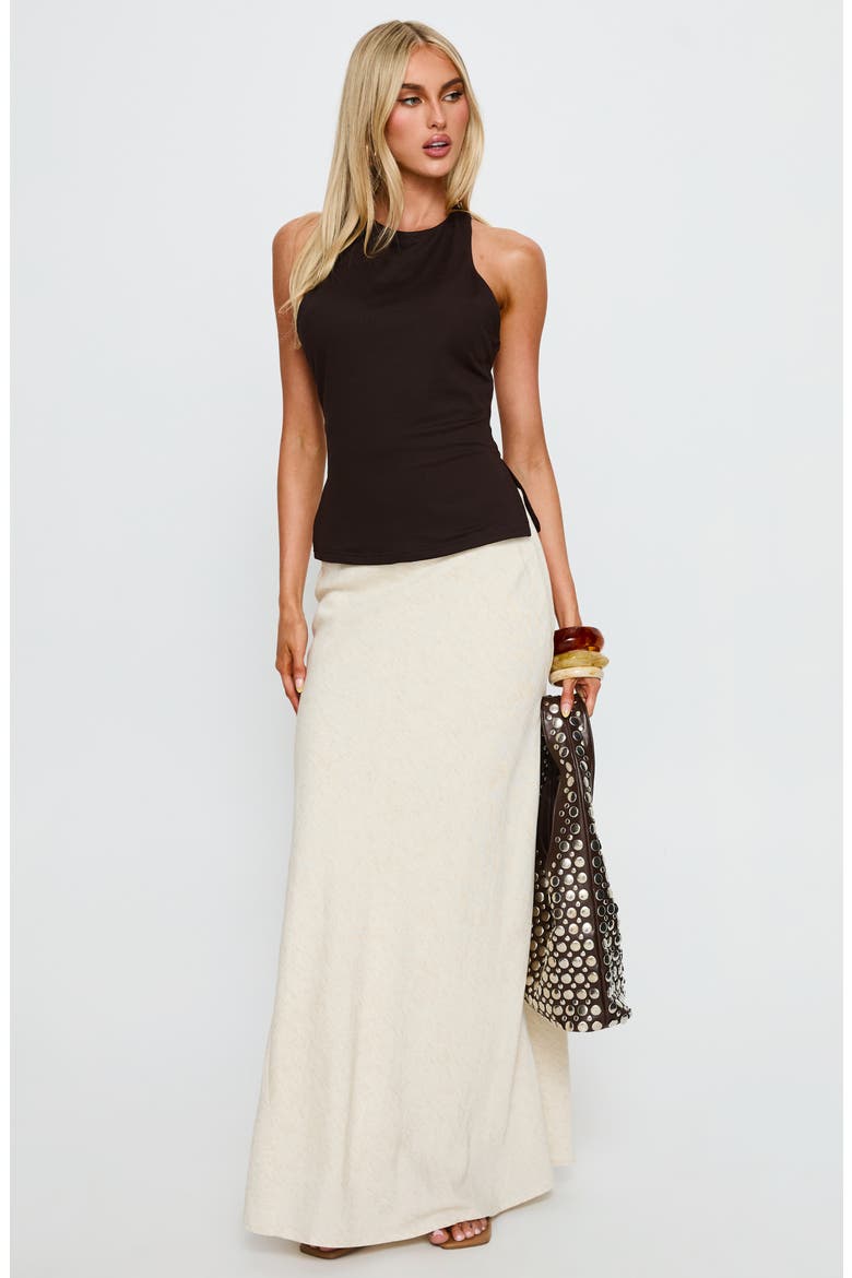 Harlene Racerback Top, Alternate, color, BROWN