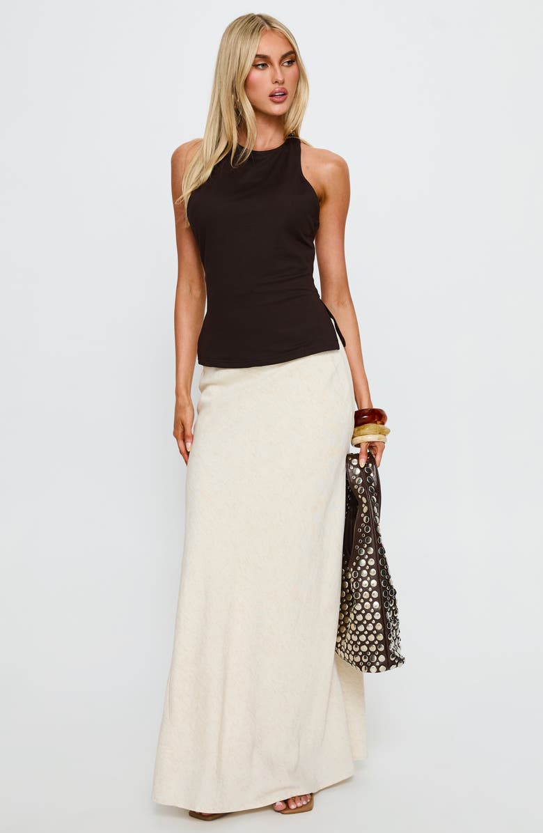 Princess Polly Harlene Racerback Top, Alternate, color, Brown