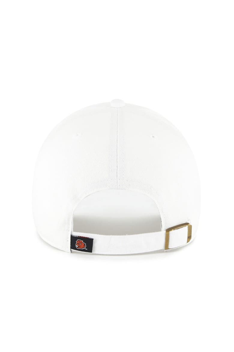 Men's '47 White Oregon State Beavers Vault Clean Up Adjustable Hat, Alternate, color, White