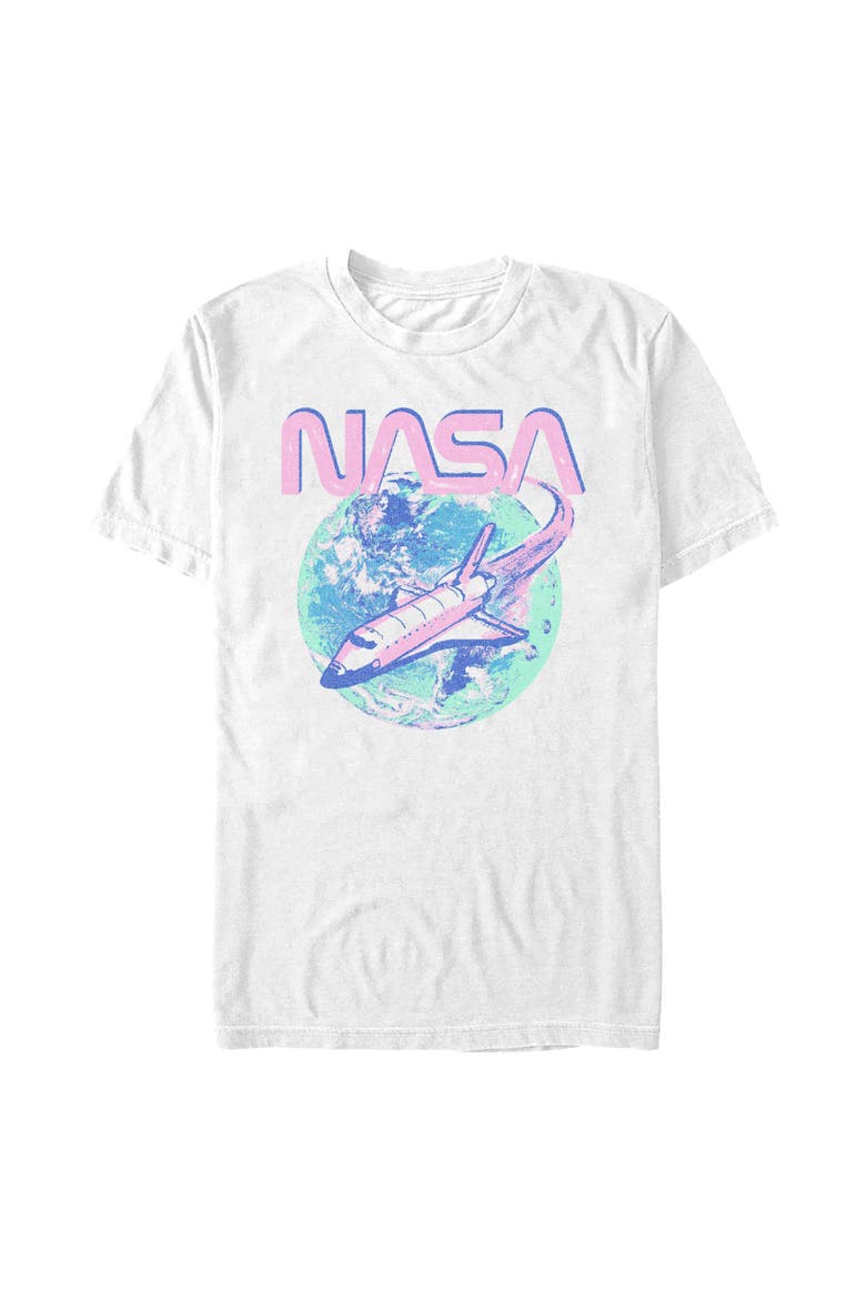 Men's NASA Space Mission Graphic T-Shirt, Main, color, White