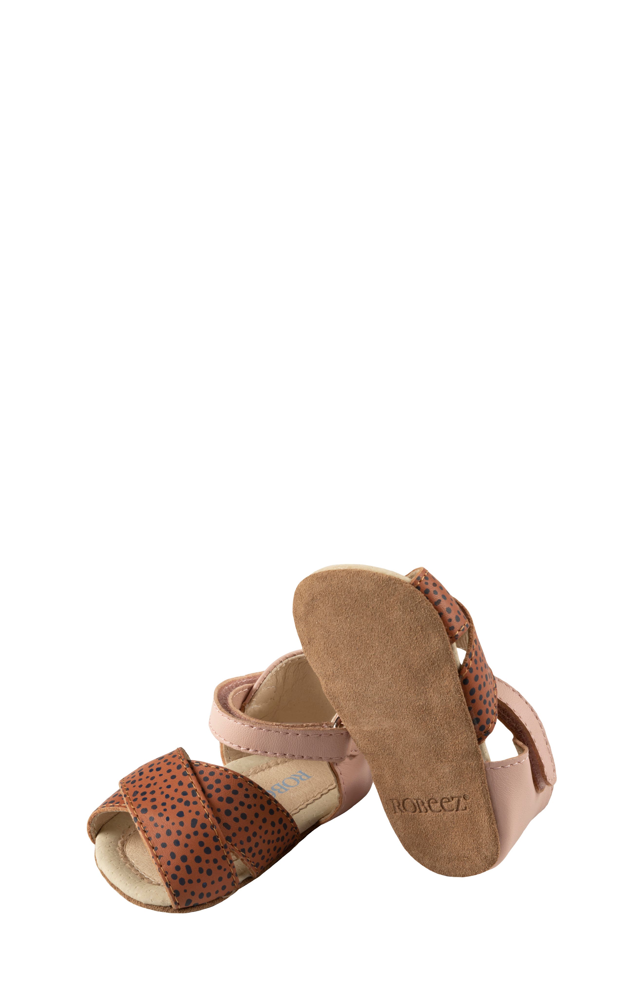 Robeez<sup>®</sup> Riley Crib Sandal, Alternate, color, 