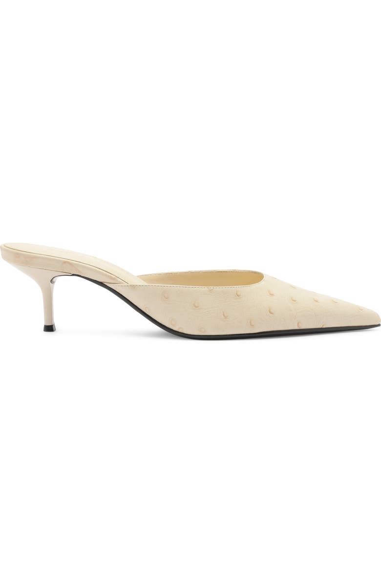 Schutz Julie Pointed Toe Mule, Alternate, color, Eggshell