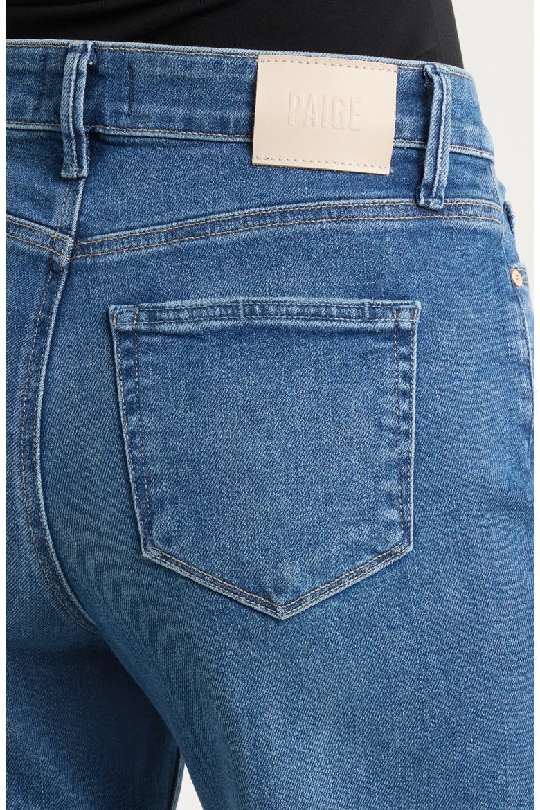Anessa High Waist Raw Hem Wide Leg Jeans, Alternate, color, HACKNEY