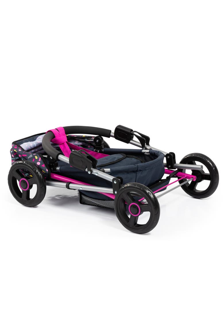 Pram Cosy Navy, Hot Pink, Fairy for Dolls Up to 18", Alternate, color, Multicolored