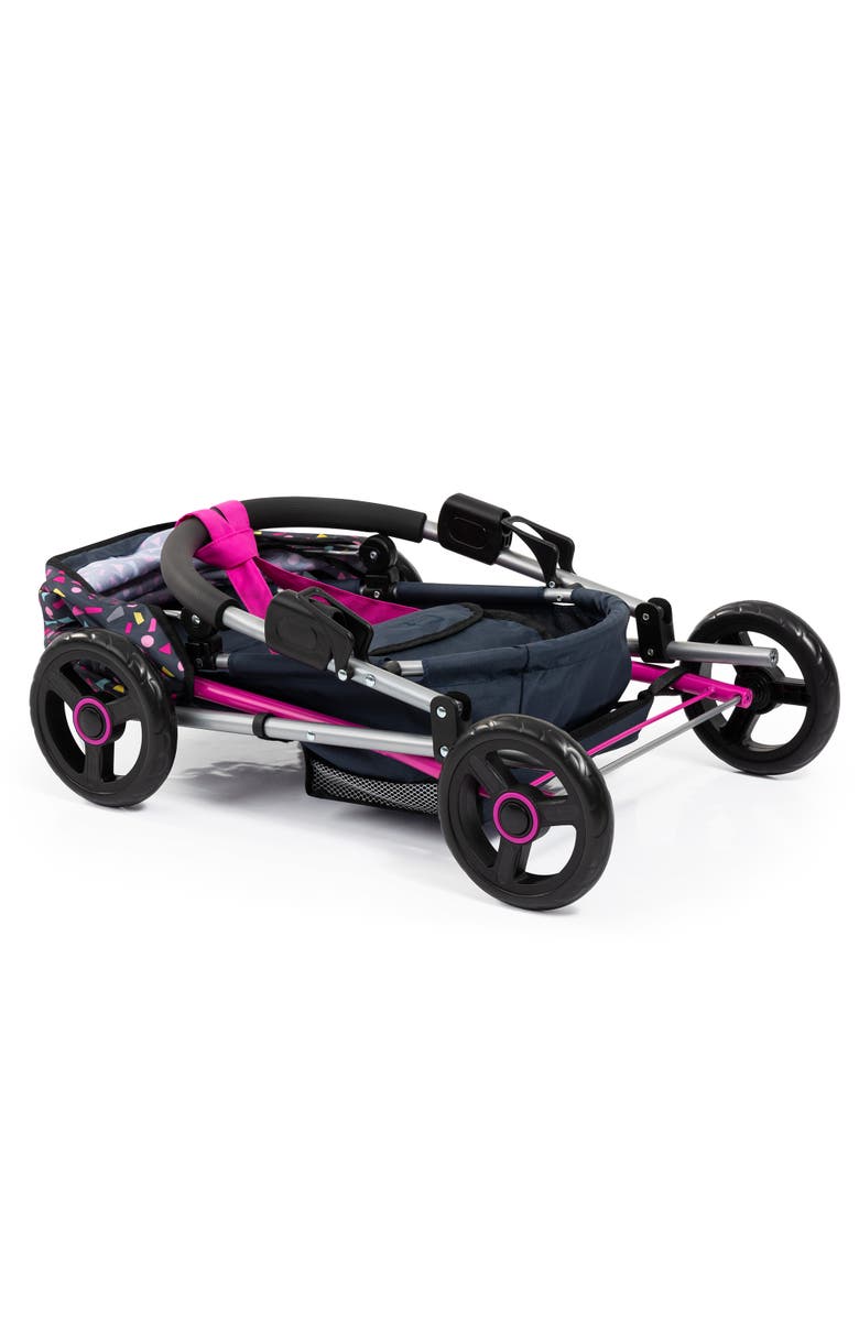 Bayer Design Pram Cosy Navy, Hot Pink, Fairy for Dolls Up to 18", Alternate, color, Multicolored