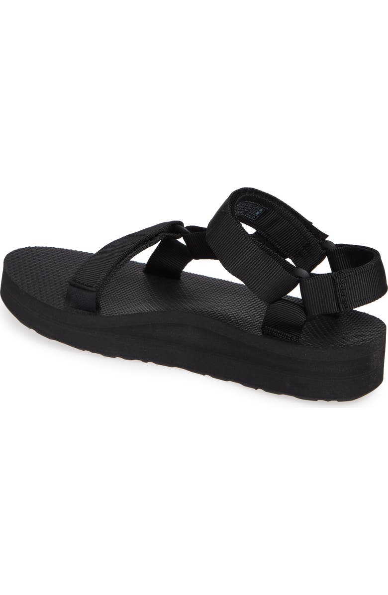 Teva Midform Universal Sandal, Alternate, color, Black Fabric