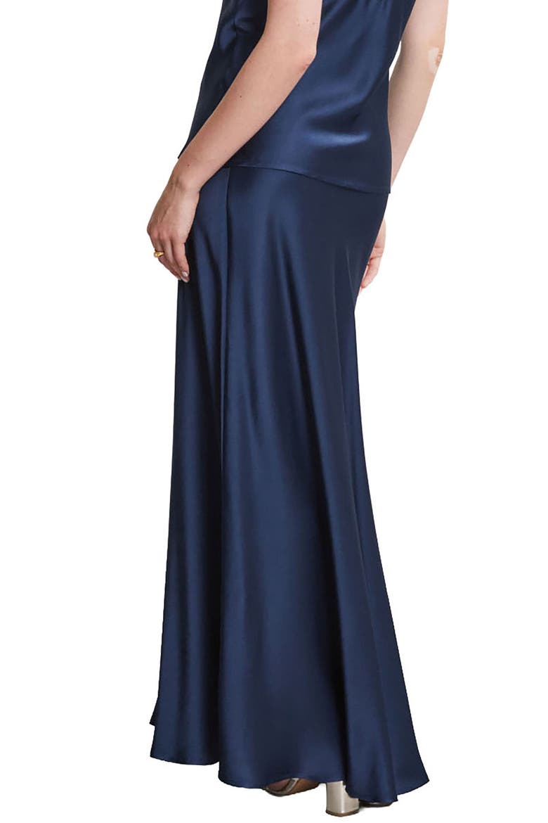 Skirt In Viscose, Alternate, color, Blue