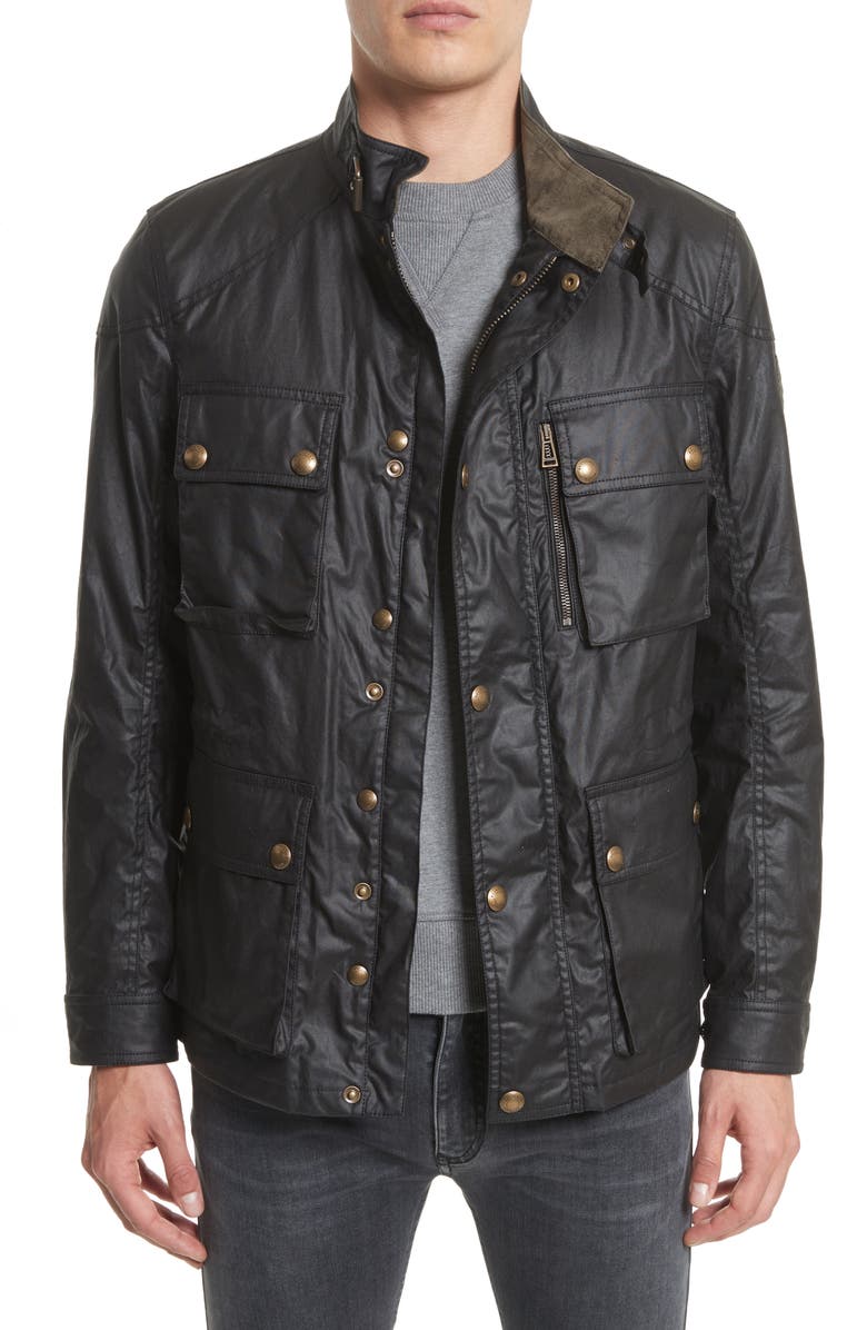 Belstaff 'Trialmaster 2015' Waxed Cotton Jacket, Main, color, 