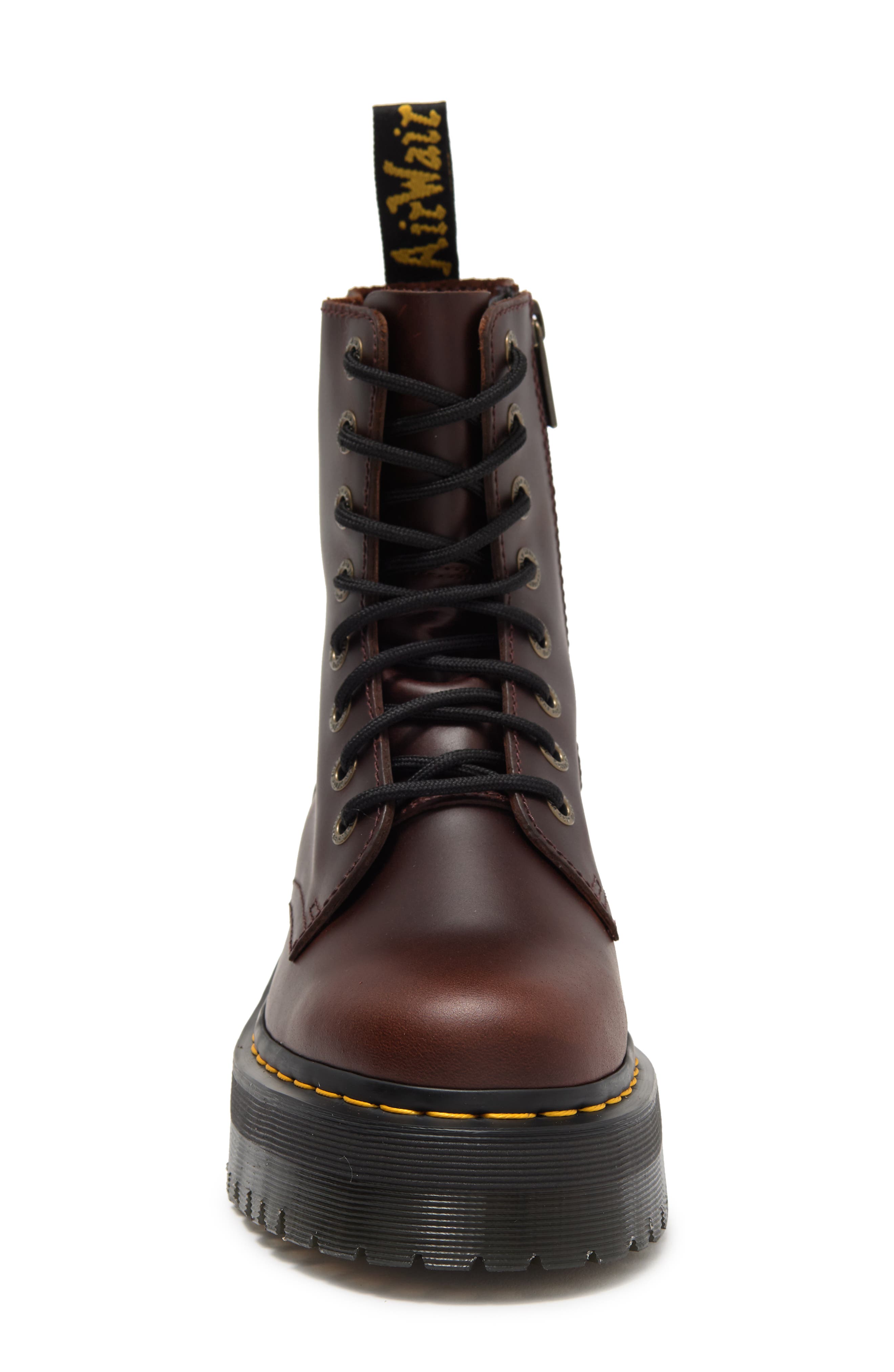Dr. Martens Jadon Platform Boot, Alternate, color, Brown Classic Pull Up