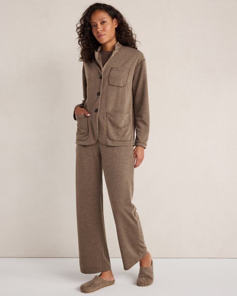 Soft Knit Straight Leg Trousers