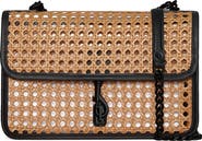 Rebecca Minkoff Megan Woven Rattan Shoulder Bag