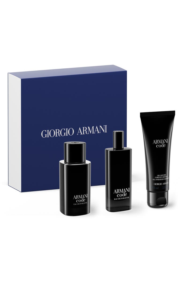 ARMANI beauty Armani Code Eau de Toilette 3-Piece Gift Set (Limited Edition) USD $142 Value, Main, color,