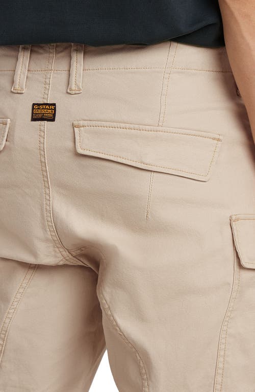 G-star Zip Pocket 3d Skinny 2.0 Cargo Pants In Brown