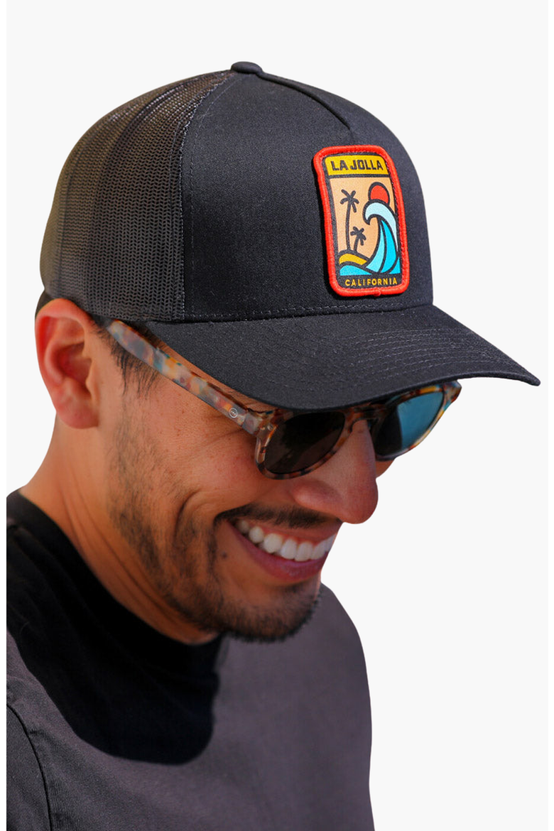 Homebreak Trucker Snapback Hat, Alternate, color, Black
